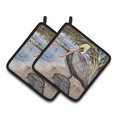 Carolines Treasures Pelican Bay Pair of Pot Holders, 7.5 x 3 x 7.5 in. JMK1218PTHD